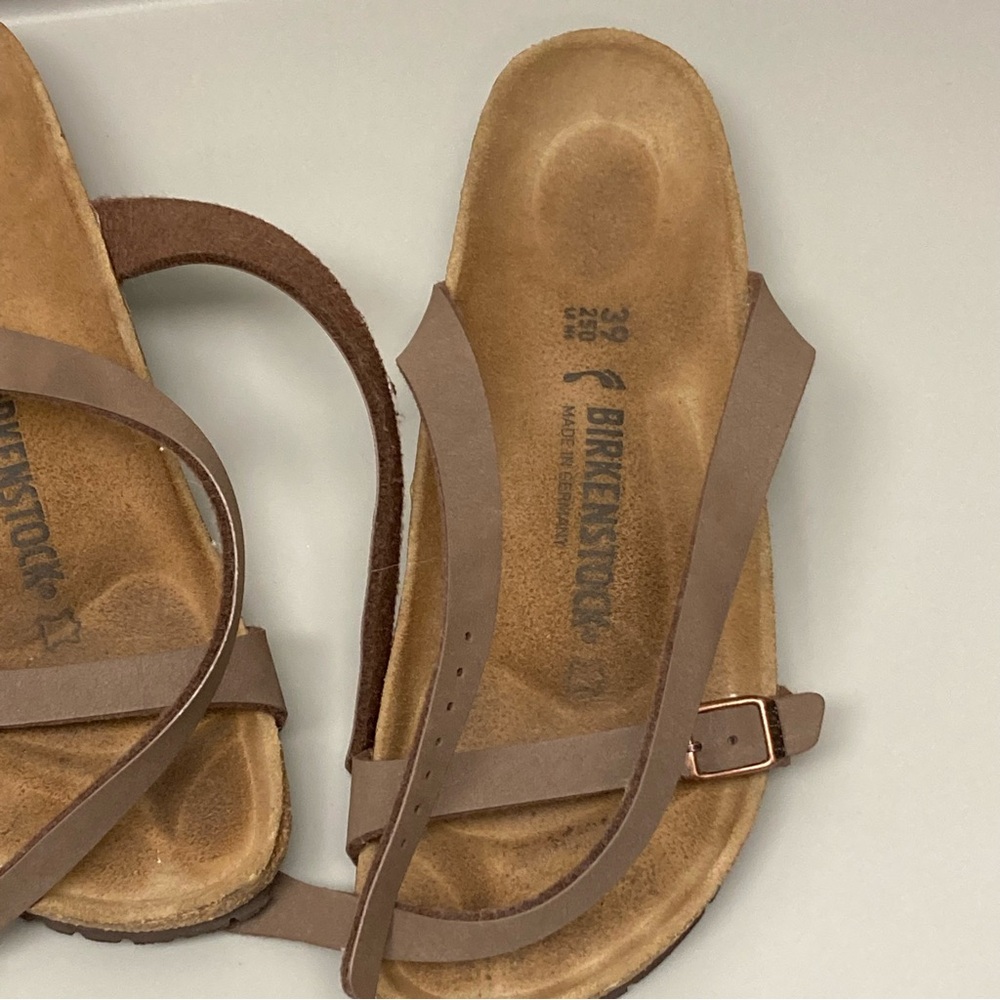 Birkenstock Tan Leather Sandals - Picture 5 of 10